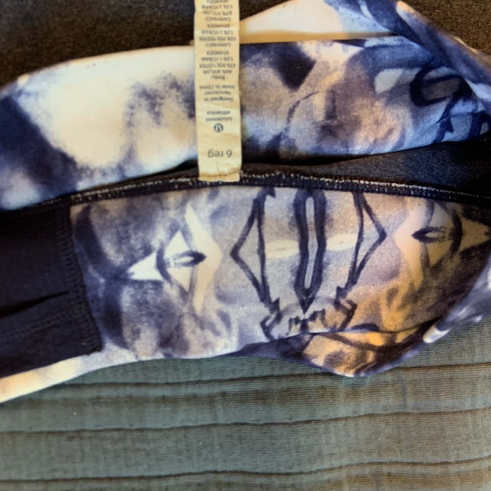 Lululemon navy wide leg yoga pant